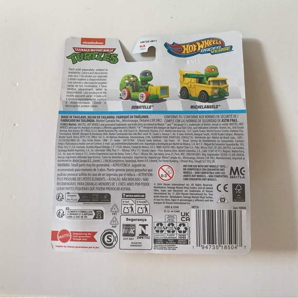 Hot Wheels Racer Verse x TMNT Michelangelo - Teenage Mutant Ninja Turtle… - Picture 3 of 6